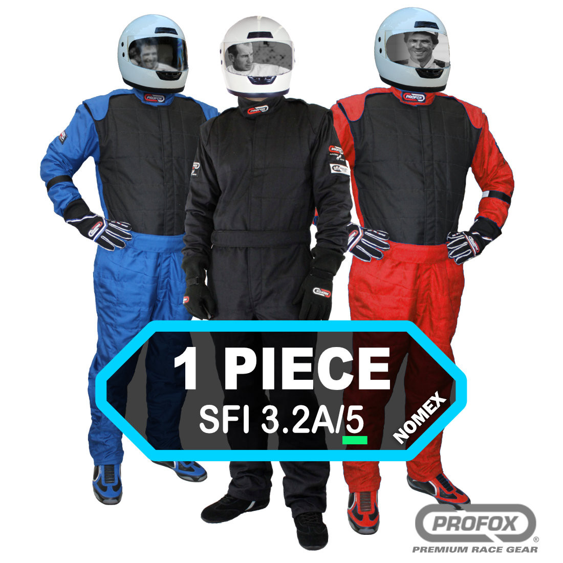 KIT5 1PC SFI5 Nomex Race Suit PROFOX RACING