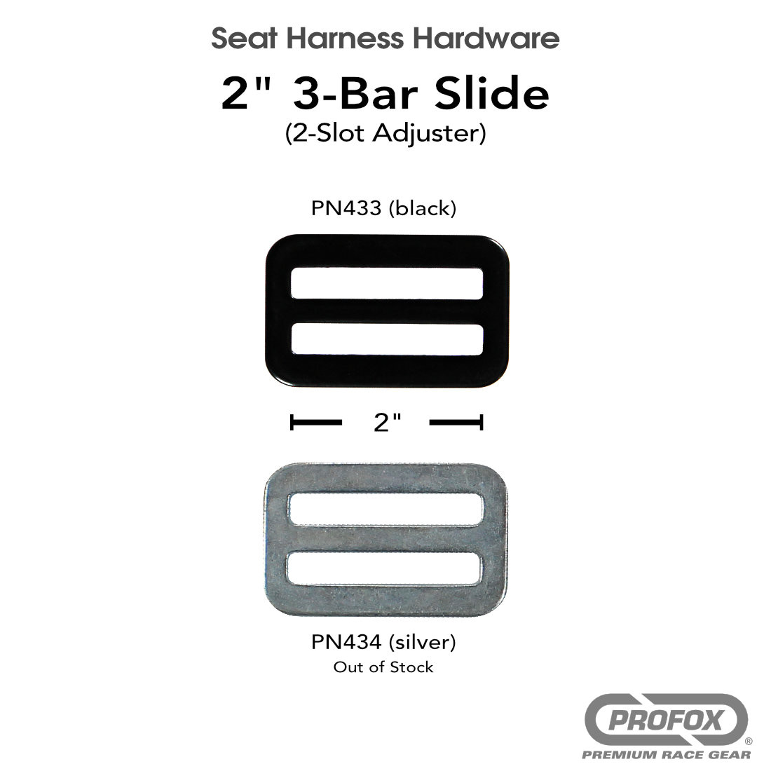 3Bar Slide 1.75 inch PROFOX RACING