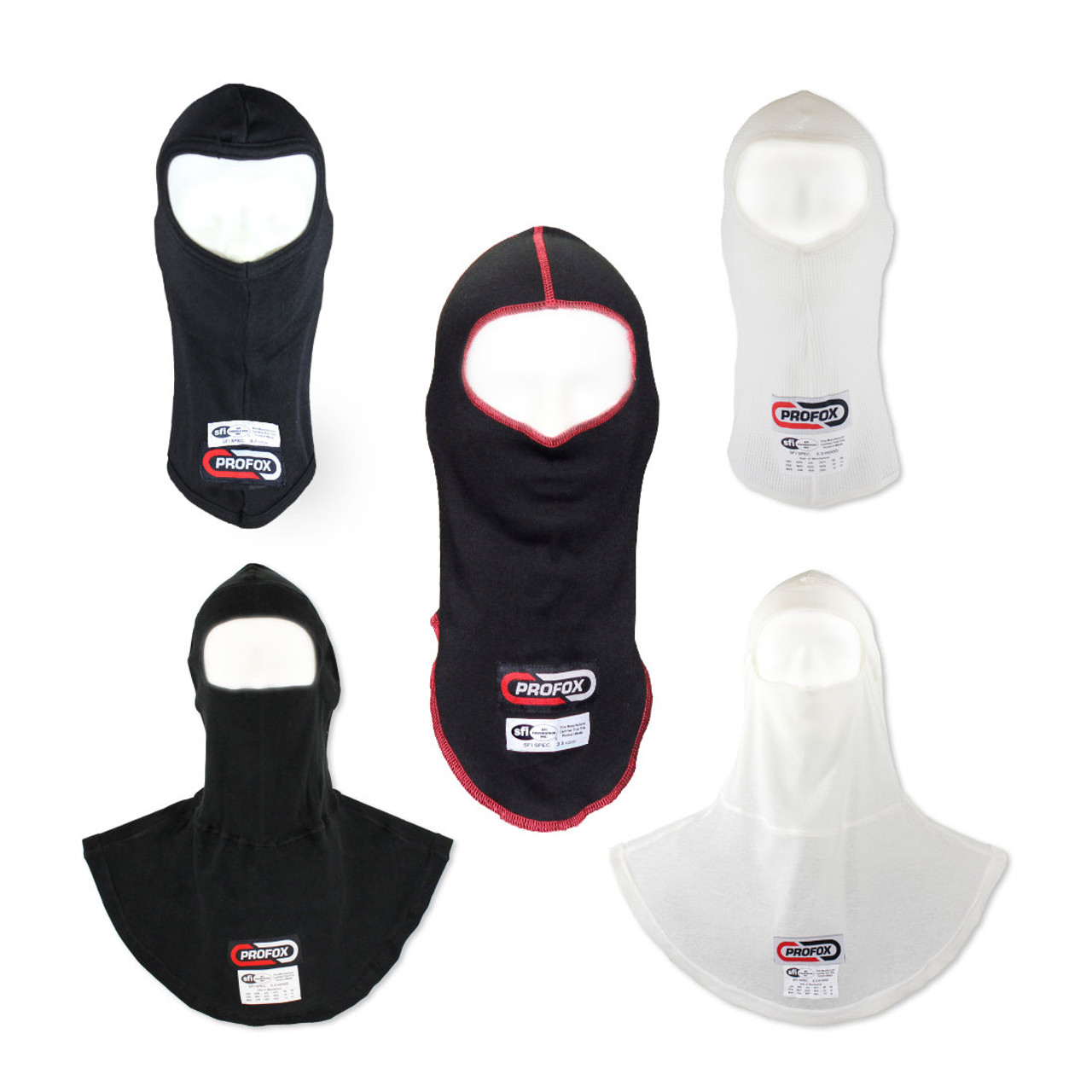 Fire Resistant SFI Racing fr Balaclava Hood - PROFOX RACING