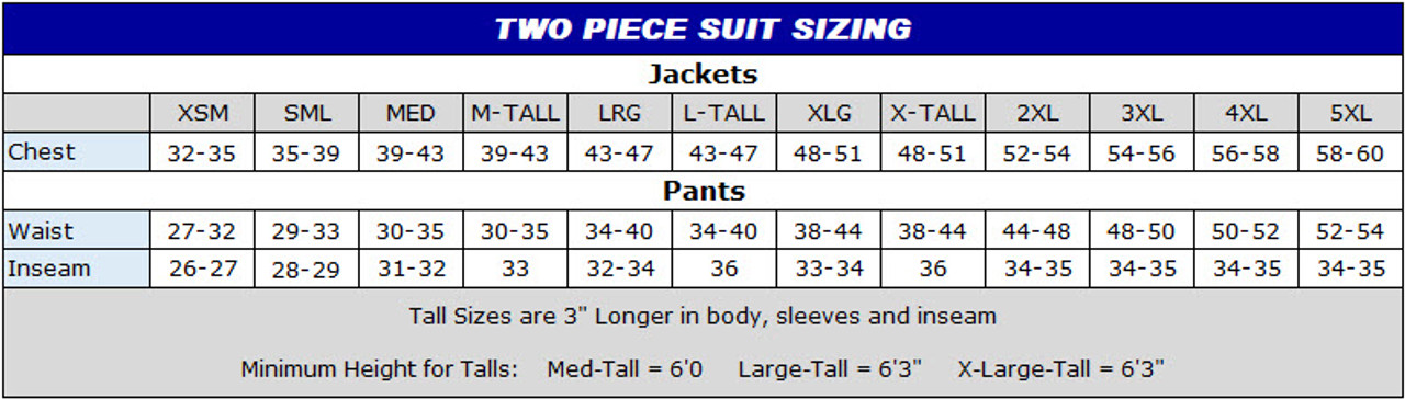 Little Lass Size Chart