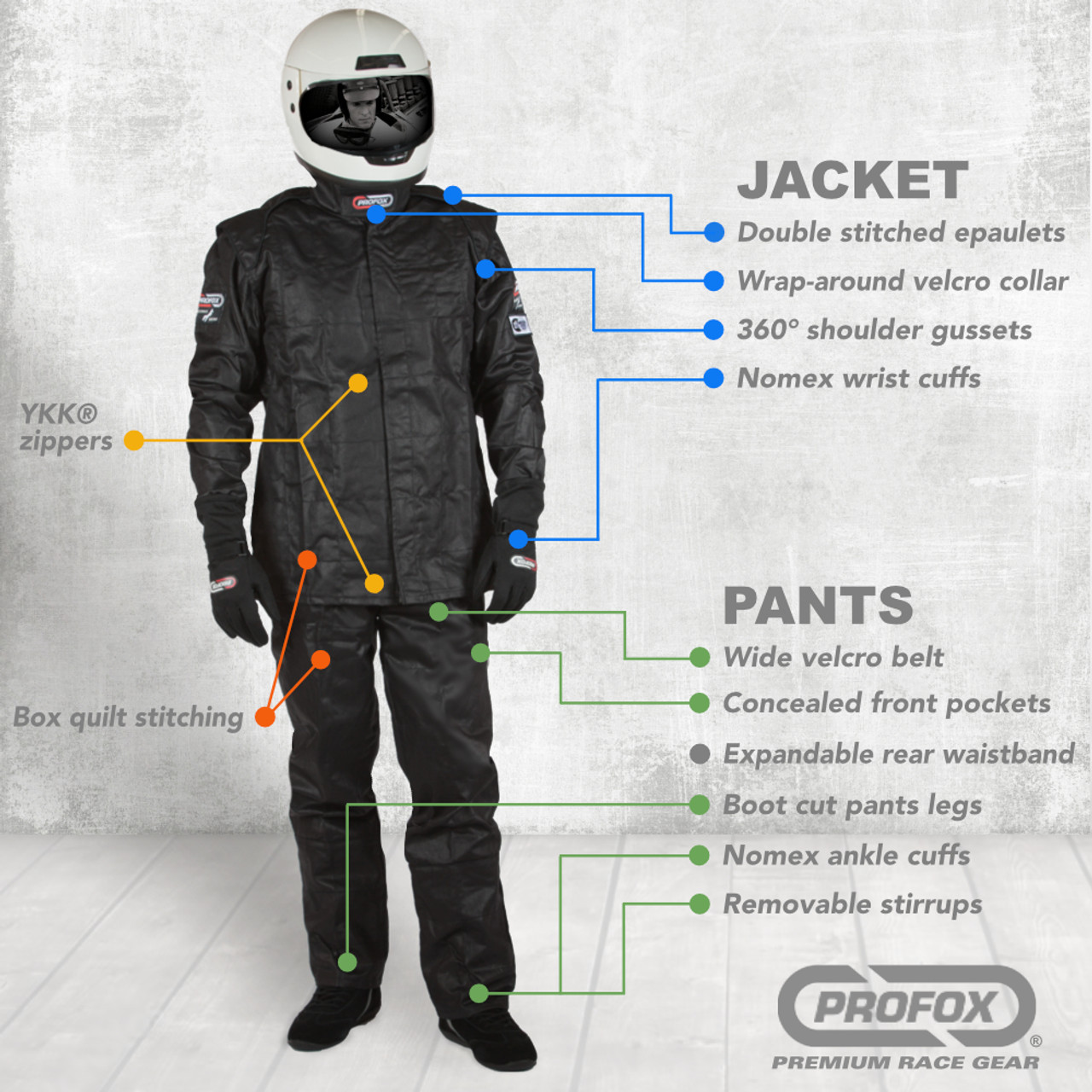 PROFOX-1™ SFI-1 Race Jacket - PROFOX RACING