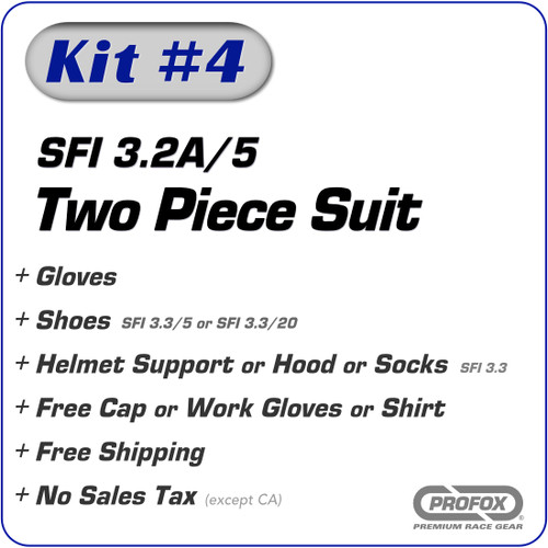 KIT#6 2PC SFI-5 Nomex Race Suit - PROFOX RACING