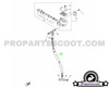 Front Brake Hose for Yamaha Bws/Zuma 2002-2011