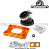 Intake Manifold Stage6 360° Minarelli AM6 & Derbi for Carburetors CP Evolution (28mm)