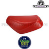 Seat Cover Satin Red, Waterproof for Honda Elite 50cc 2T