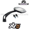 Mirror STR8 CNC II, Right, Black