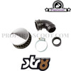 Air Filter Air Cool Angled 28mm - 35mm, Black