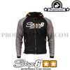 Motorcycle Hoodie Stage6 Grey