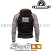 Motorcycle Hoodie Stage6 Grey