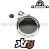 Tax Disc Holder Round Aluminium
