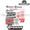 Sticker Kit Voca for Yamaha Aerox 50cc 2T Sticker Kit Voca for Yamaha Aerox 50cc 2T