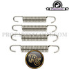 Motorcycle Exhaust Pipe Springs Stainless Steel 2.40" - 2.50" Resting (4 Pcs) Motorcycle Exhaust Pipe Springs Stainless Steel 2.40" - 2.50" Resting (4 Pcs)