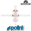 Fuel Filter Polini Round Transparent (8mm)
