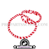 Hub Cleaning Rings Vintage Motorcycles 170mm, 560mm, Red-White