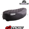 Most Evo Seat Cover for Minarelli Vertical, Black and White