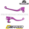 Doppler Brake and Clutch Lever for Yamaha Booster after 2004+ (Purple)