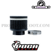 Air Filter Voca Race (48mm) Black, White for PWK, Flat Slide Carburetor