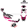 Decal Kit Mission Kutvek Black/Pink for Yamaha Zuma 50F 2012+