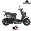 Decal Kit Mission Kutvek Black/Grey for Yamaha Zuma 50F 2012+