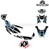 Decal Kit Predator Kutvek Black/Blue for Yamaha Zuma 50F 2012+