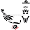 Decal Kit Predator Kutvek Black/Grey for Yamaha Zuma 50F 2012+