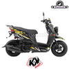 Decal Kit Predator Kutvek Black/Yellow for Yamaha Zuma 50F 2012+