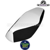 Seat Cover Black and White for Yamaha Bws/Zuma 2002-2011 and X 50/50F 2012+