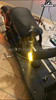 Set of 2 motorcycle Turn Signals 12 LED, amber for handlebars