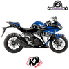 Yamaha R3 Street Bike Vintage Graphic Kit