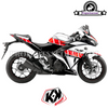 Yamaha R3 Street Bike Vintage Graphic Kit