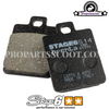 Brake Pads + Shoes Stage6 Racing (110x25mm) for Piaggio & Vespa