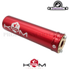 Exhaust Silencer KRM Pro Ride (90/110cc) Red/Red Or Blue/Blue