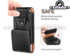 Protective Leather Phone Case - Black