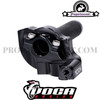 Throttle Grip Voca CNC Short Stroke 90°, 50mm Black (Universal)