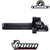 Throttle Grip Voca CNC Short Stroke 90°, 50mm Black (Universal)