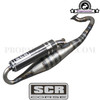 Exhaust SCR Corse HandMade 50cc (Carbon & Aluminium Black) for Minarelli Horizontal