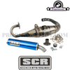 Exhaust SCR Corse HandMade 70cc (Aluminium Black & Carbon) for Minarelli Vertical