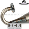 Exhaust SCR Corse HandMade 70cc (Aluminium Black & Carbon) for Minarelli Vertical