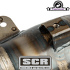 Exhaust SCR Corse HandMade 70cc (Aluminium Black & Carbon) for Minarelli Vertical
