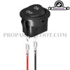 Switch Round Black 12V (On/Off)