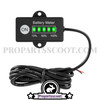 Battery Meter 12V-24V - Black