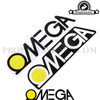 Sticker Omega Black & White (93x23mm)