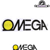 Sticker Omega Black & White (93x23mm)