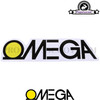 Sticker Omega Black & White (130x32mm)