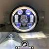 Headlight With Round LED Angel Eyes - (5.75")