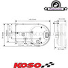 Speedometer Koso RX-3 With TFT Display 10,000 RPM