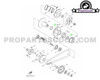 Rear Pulley Oil Seal for Yamaha Bws/Zuma 50F & X 50 2012+ 4T