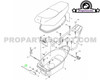 Seat Bracket Pin for Yamaha Bws/Zuma 02-11 & Zuma 50F & X 50 2012+ 4T