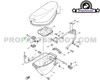 Seat Bracket Pin for Yamaha Bws/Zuma 02-11 & Zuma 50F & X 50 2012+ 4T