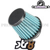 Air Filter Power Straight Carbon/Blue (35mm) Air Filter Power Straight Carbon/Blue (35mm)